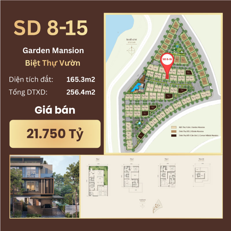 Biệt Thự Vườn SD 8-15