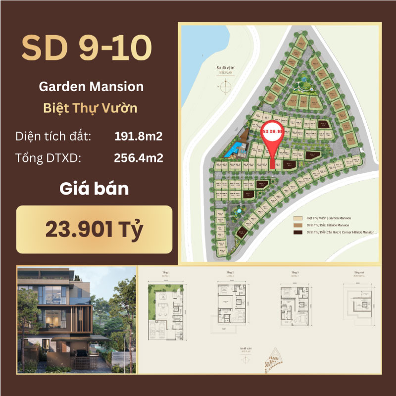 Biệt Thự Vườn SD 9-10