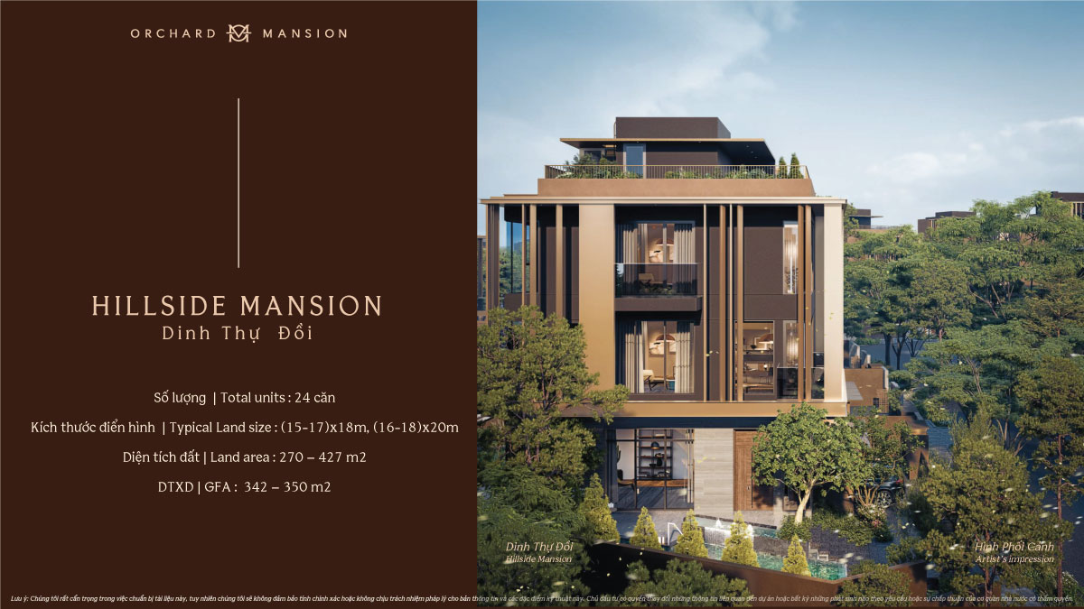 Hillside Mansion dinh thự đồi orchard mansion